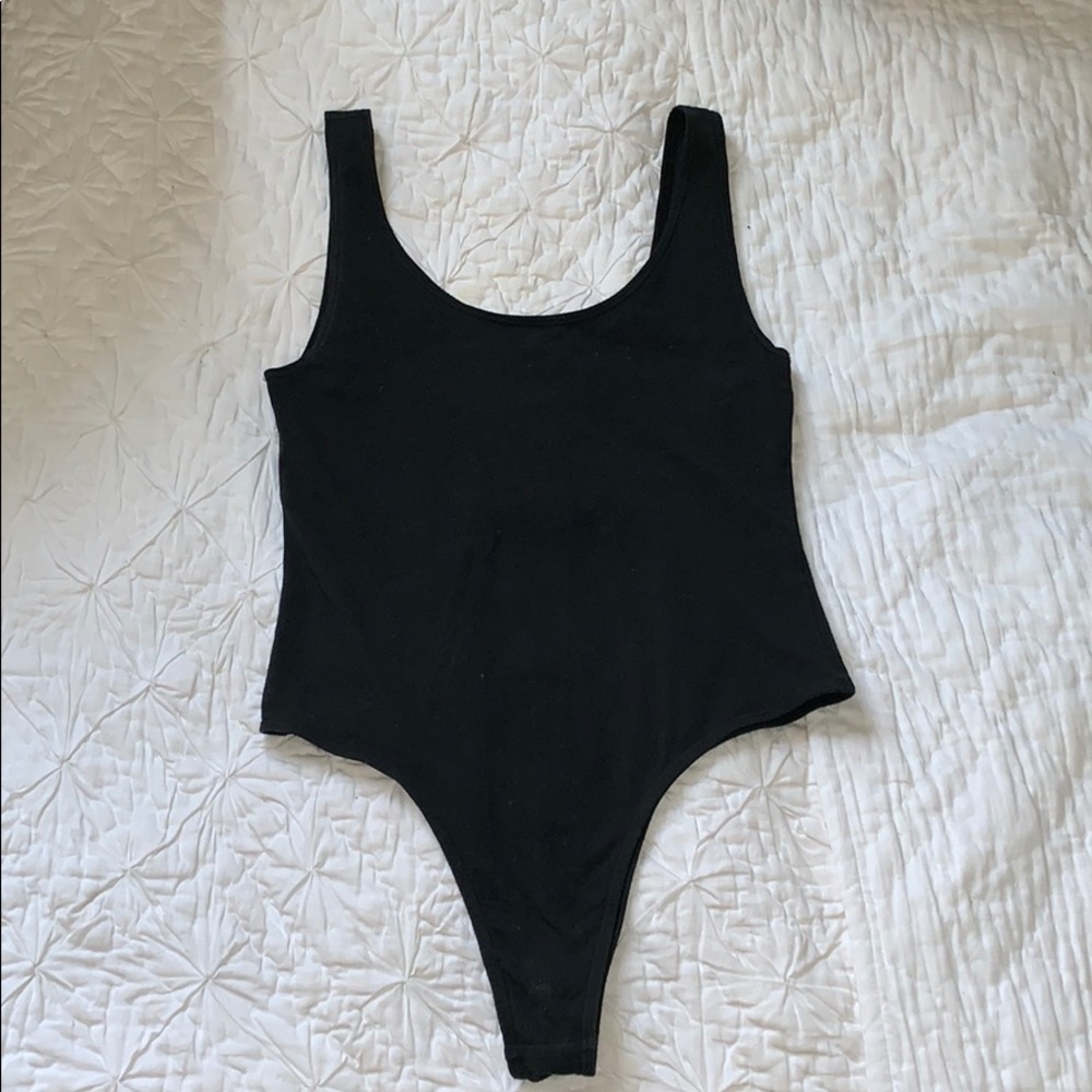 black bodysuit